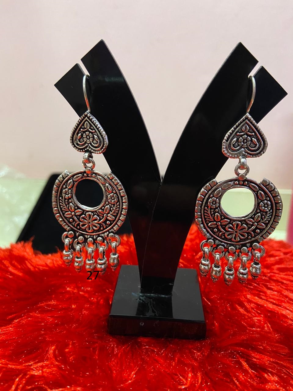 silver women earings